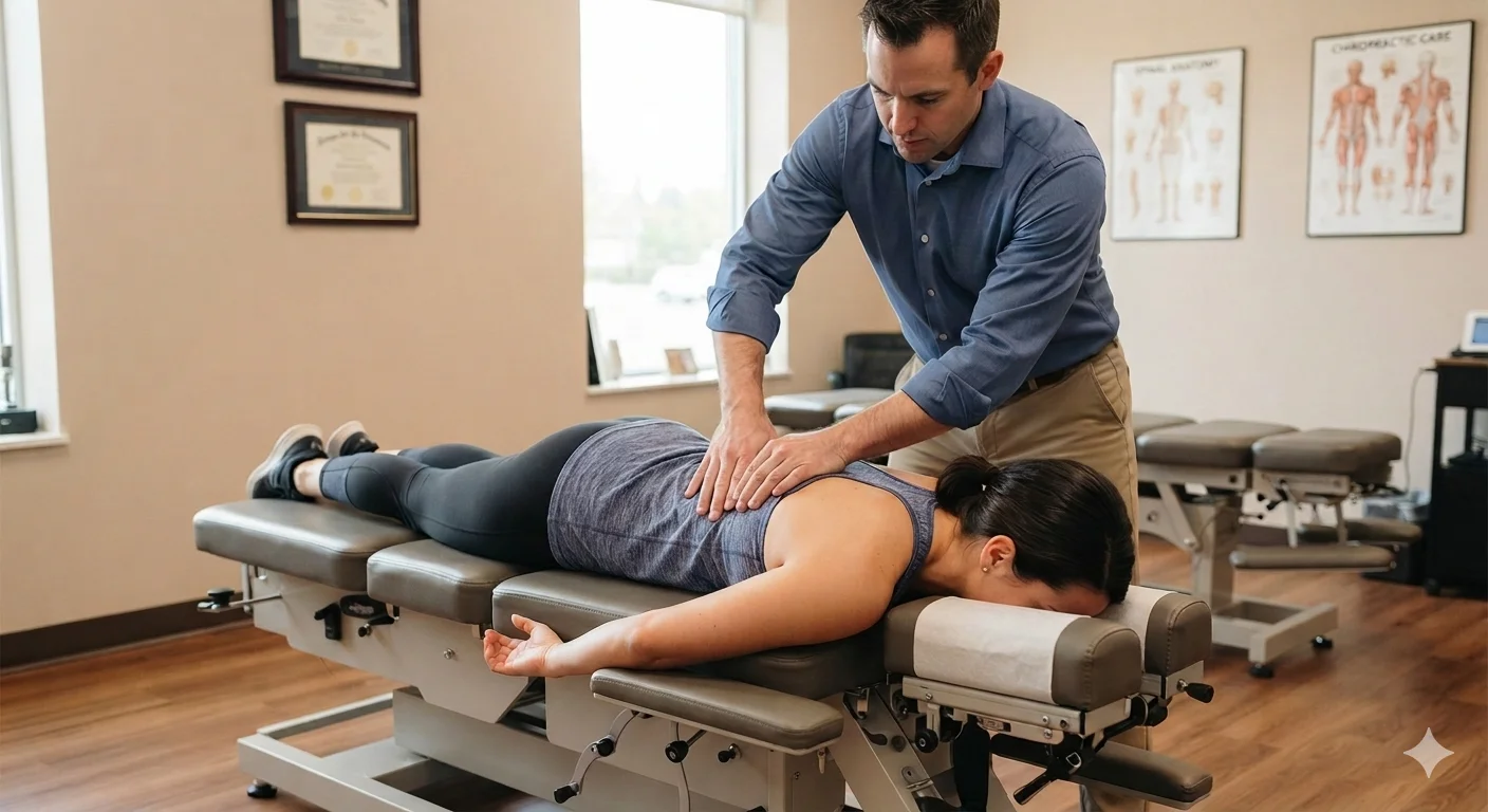 Prone specific chiropractic adjustment technique
