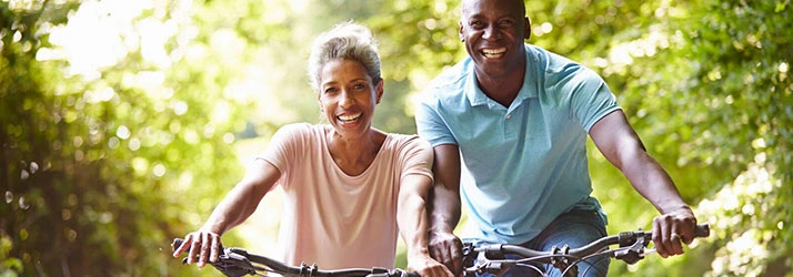 Chiropractic Hurst TX Biking Couple Chiropractic Hurst TX Biking Couple